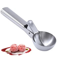 Heavy Duty Ice Cream Scoop Stainless Steel Icecream Scooper
