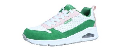 Skechers Damen Halbschuh/Sneaker UNO- Two Much Fun green/pink (Mehrfarbig) 17710