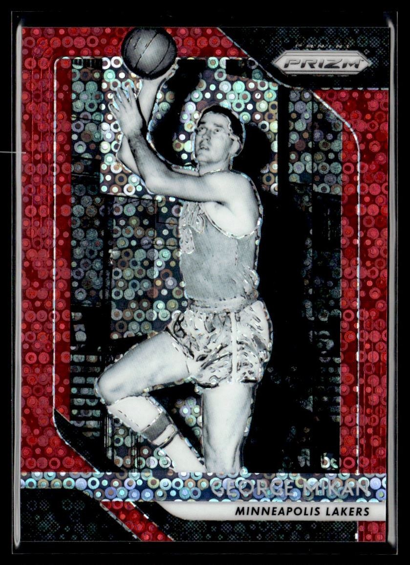 2018-19 Panini Prizm Prizms Fast Break Red George Mikan 119/125 Minneapolis