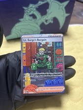 Carta SIR Pokémon TCG Tenente Affare di Surge 185/132 Mega Evoluzioni