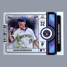 Jacob Misiorowski 2026 Topps Big Ticket Players #BTP-2 RC Prospect ⚾