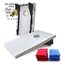 Driveway Games - All Weather Indoor/Outdoor EZ Carry Bean Bag Cornhole Game Set
