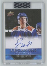 2023-24 Upper Deck Clear Cut Canvas Signatures Ryan Nugent-Hopkins Auto #CS-RN