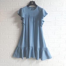 Red Valentino Ruffle Peplum Dress
