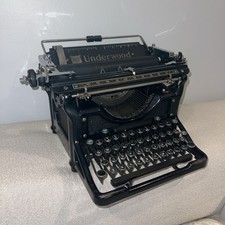 Vintage Underwood #11 Typewriter Black In Good Condition thumbnail