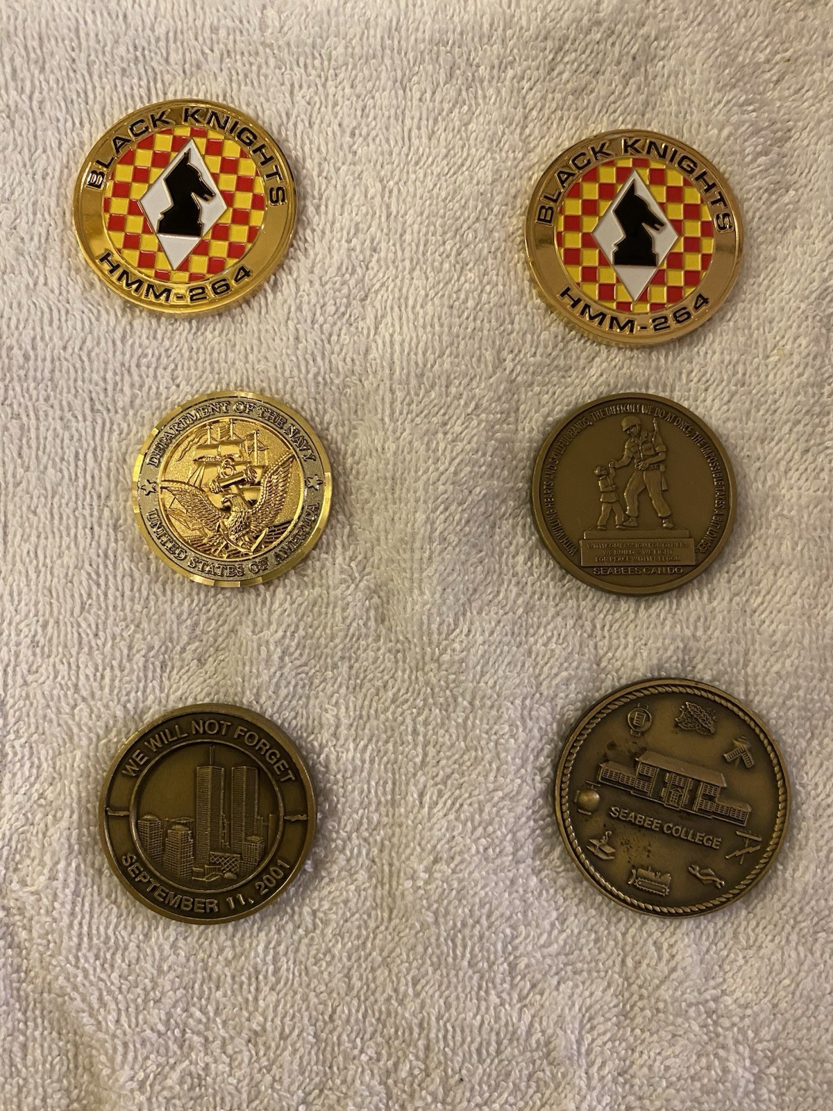 51 Coins Challenge Coins, Military Coins. $5per coin. See ALL Pics-image