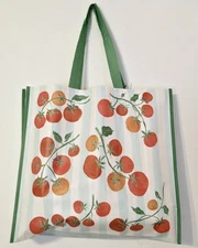Red Tomatoes Tomato Festival Vines Shopping Bag Reusable TJMaxx TJ Maxx New!
