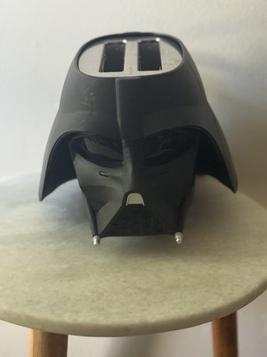 Star Wars Darth Vader Black 2-Slice Novelty Toaster w/ Adjustable Browning