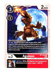 Agumon - BT12-059 (Common) - Across Time - Digimon Card Game