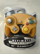 GameCube Controller Orange XYAB Branded Wired New and Sealed