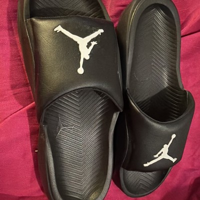 Nike Jordan Franchise Slide Leather Sandals HF3263-001 Men's US 13 Black (61136)