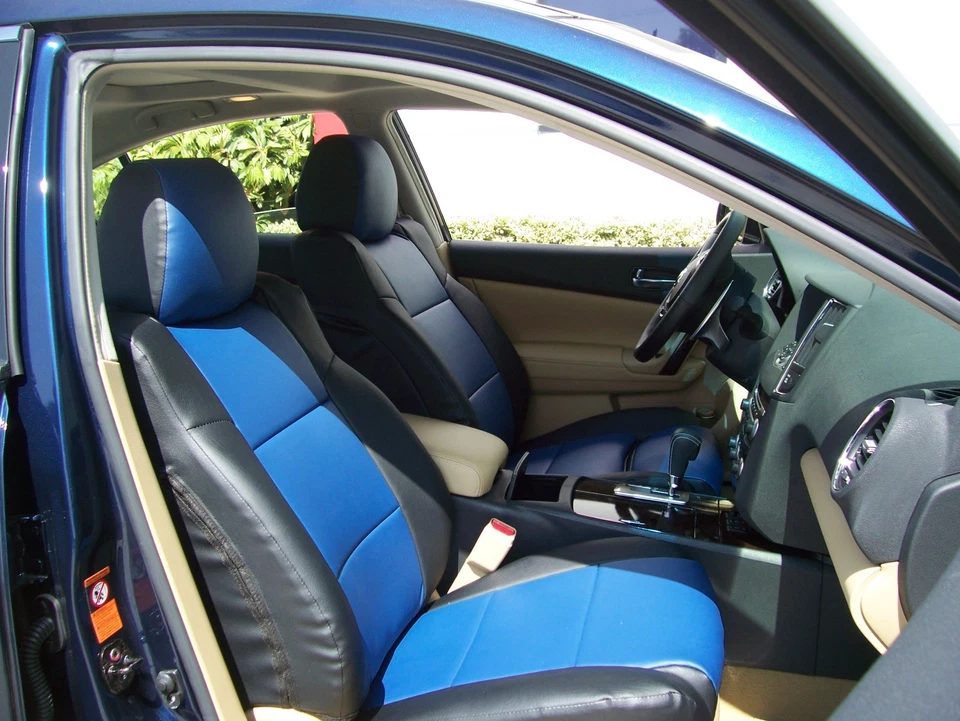 FUNDAS DE ASIENTO PARA INFINITI Q45 1990-1996 IGGEE S. CUERO AJUSTE PERSONALIZADO 13 COLORES Foto 4 de 4