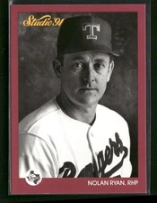 1991 Studio #128 Nolan Ryan Texas Rangers