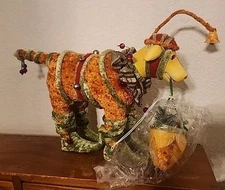 Patience Brewster Krinkles Christmas Fairy Dog Fabric Figurine Dept 56 