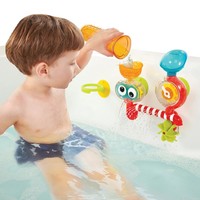 Yookidoo Spin 'n' Sprinkle Water Lab Bath Toy 10 Water Sprays Connecting Pipe**