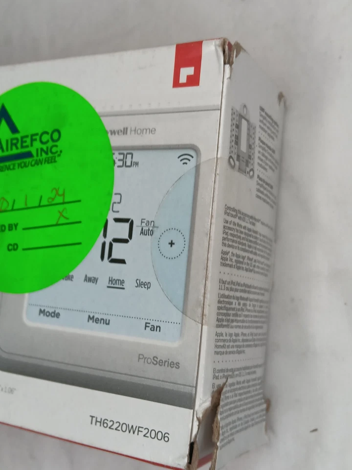 Honeywell *CONTRACTOR BRANDED - see pics* TH6220WF2006 T6 Pro - NEW/SEALED - Image 2 of 4