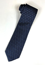 Men's Vintage Burberrys Silk Tie Geometric Abstract Made in Italy