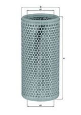 MAHLE Luftfilter LX 502 Filtereinsatz für N1 405 7A CITROËN N3 XSARA 4E 7C 741A