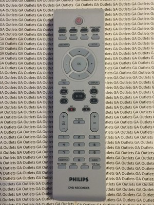 OEM Philips DVD Recorder Remote Control 996510002027, RT996510002027, DVDR3545,