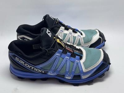 Salomon Fellraiser Trail Running Shoes Womens Size 9 EUR 41.33  Turquoise Blue