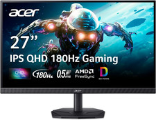 Acer Nitro 27 Inch QHD 2560 X 1440 IPS Gaming Monitor AMD Freesync up to 180