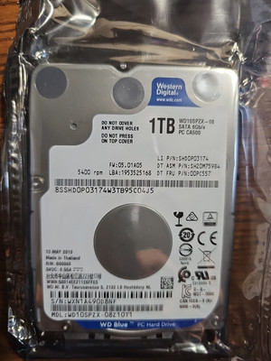 Western Digital Blue (5400 RPM, 2.5 Western Digital Blue (5400 RPM, 2.5