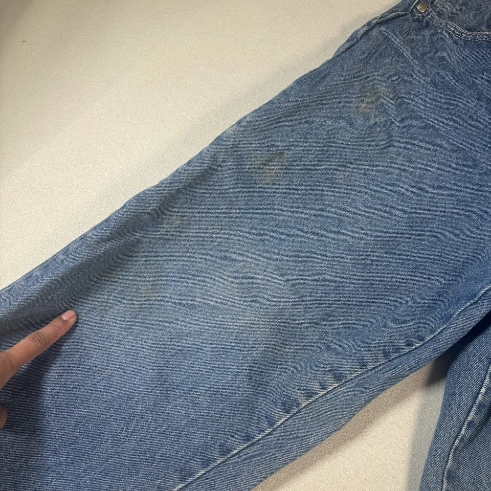 Jeans Boss Carpintero De Colección Para Hombres 28x32 Patinador Suelto Años 90 Y2K Grunge Hip Hop Azul Foto 4 de 4