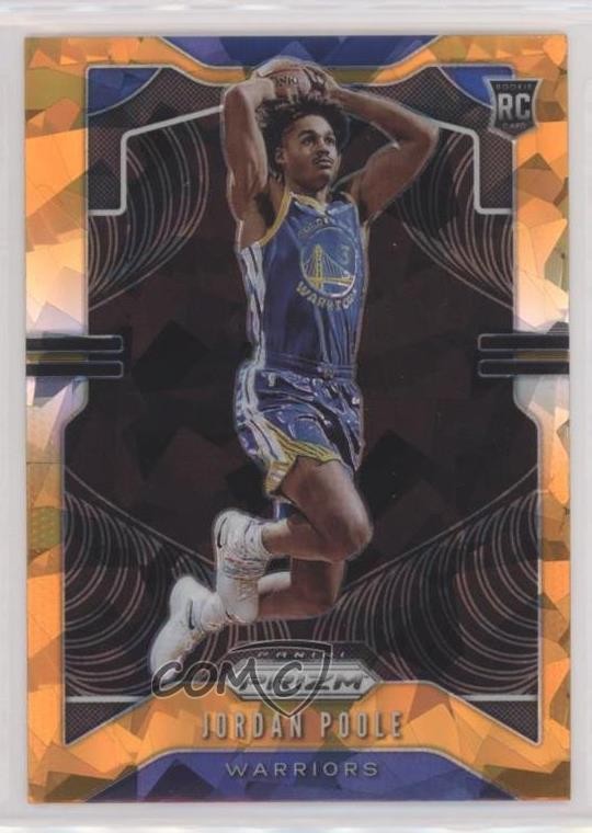 2019-20 Panini Prizm Rookie Orange Ice Prizm Jordan Poole #272 Rookie RC 0n9u