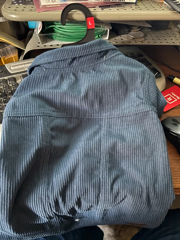 Chaqueta Reddy Dog L Azul Nueva con Etiquetas 17"-19" Foto 2 de 4