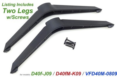 New Vizio D40f-J09 D40fM-K09 VFD40M-0809 TV Stand Legs w/Screws