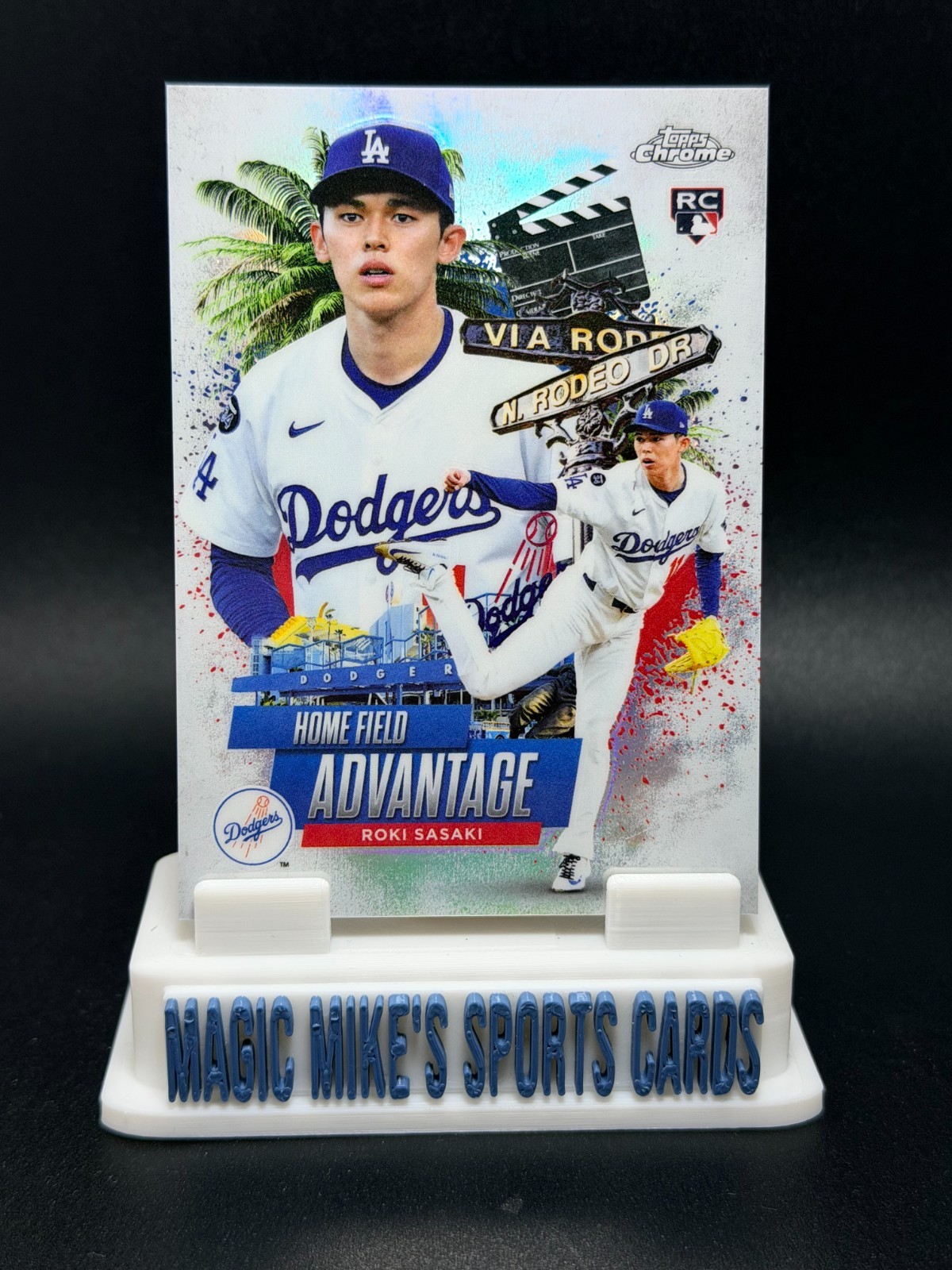 Roki Sasaki Rookie 2025 Topps Chrome Update #HA-41 Home Field Advantage RC SP