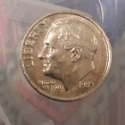1989-P Roosevelt Dime 10C Philadelphia Business Strike Copper KM#195 — photo 2