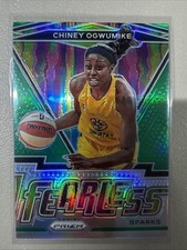 2021 Panini Prizm WNBA #3 Chiney Ogwumike Fearless Prizms Green