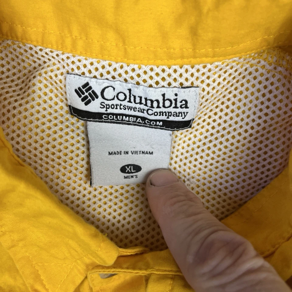 LSU Tigers 衬衫男式 XL 哥伦比亚 PFG 纽扣通风钓鱼 — 第 3/4 张图片