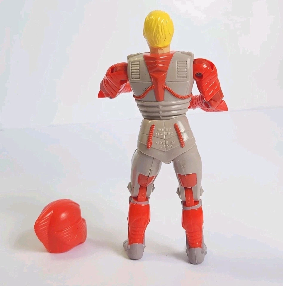 Casco de colección 1987 Hasbro Visionaries Witterquick holográfico placa de pecho guepardo Foto 2 de 4