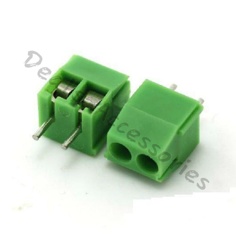 New KF350-2P 3.5mm Pitch 2 pin Straight Pin PCB Screw Terminal Blocks (10PCS) #c