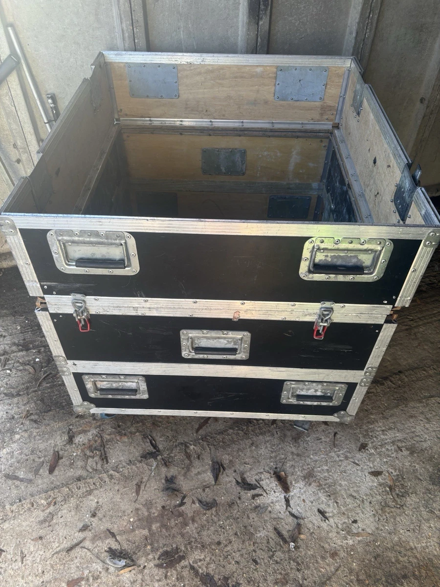 US Shipping LED Par Light Flight Case with Wheels Empty Par Light