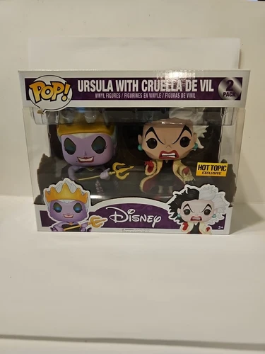Funko POP! Disney: Ursula With Cruella De Vil 2-Pack Hot Topic Exclusive