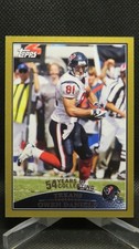 OWEN DANIELS 2009 TOPPS GOLD SP #D 780/2009 TEXANS