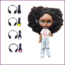 In stock miniature headphone for doll blythe qbaby Big head Diandian ( Headphone