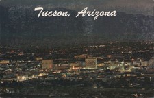 Tucson,Arizona Night Cityscape,AZ Pima County Roy Manley Petley Studios Inc.