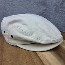 The Links at Divi Aruba Hat Cap Fitted Medium Beige Flat Cap Cabbie Driver Golf