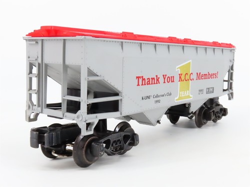 O/O27 Gauge 3-Rail K-Line #K90002 KCC K-Line Collectors Club 2-Bay Hopper #90002 - Picture 4 of 10