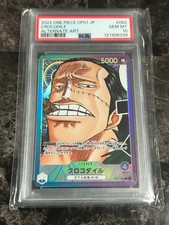 2022 One Piece OP01-062 Crocodile Alternate Art Leader Romance Dawn PSA 10 @SC6