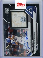2025 Topps Now Drake Baldwin #OS1B Black Relic Auto /10 Rookie RC Baseball Card