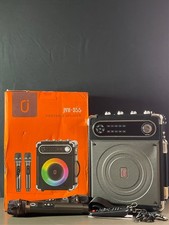 JYX Karaoke Machine with Two Wireless Microphones, Portable Bluetooth Speaker 2