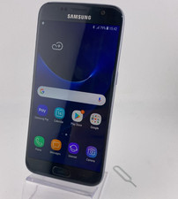 Samsung Galaxy S7 Android Mobile Phone 32GB Black Unlocked Grade B Fast - Free