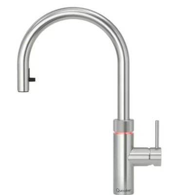 Quooker Flex PRO3-VAQ B Edelstahl Kochendwasserhahn - Silber