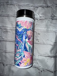 Lilly Pulitzer Pottery Barn 17 oz Stainless Water Bottle NOT USED Brand New