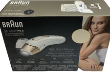 Braun Silk-expert Pro 5 IPL Hair Removal System PL5137 for Women/Men Gold/White